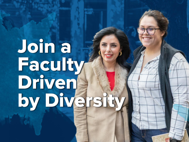 Join a Faculty Driven by Diversity