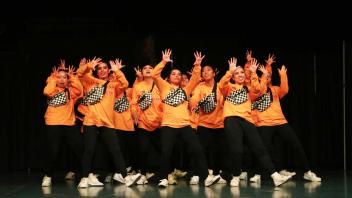 Student dance group at Davis Dance Revolution 2019