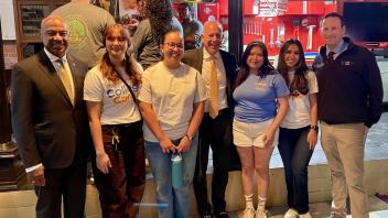 College Corp promo with Chancellor May, Major of Davis, and Josh Fryday