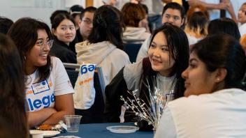 UC Davis College Corps students at conference