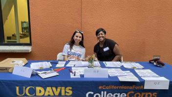 College Corps Showcase check in 