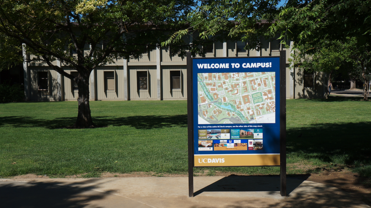 Photo of the campus map