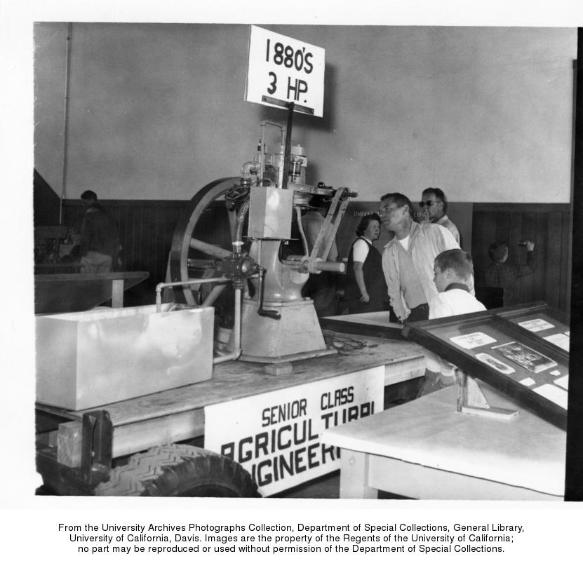 Agricultural Engineering Department at Picnic Day, undated