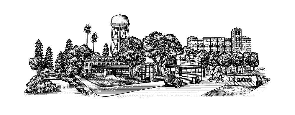 Landscape of Campus drawing