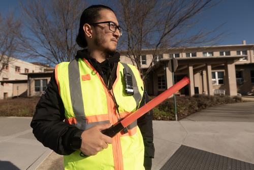 Crossing guard uniform horizontal
