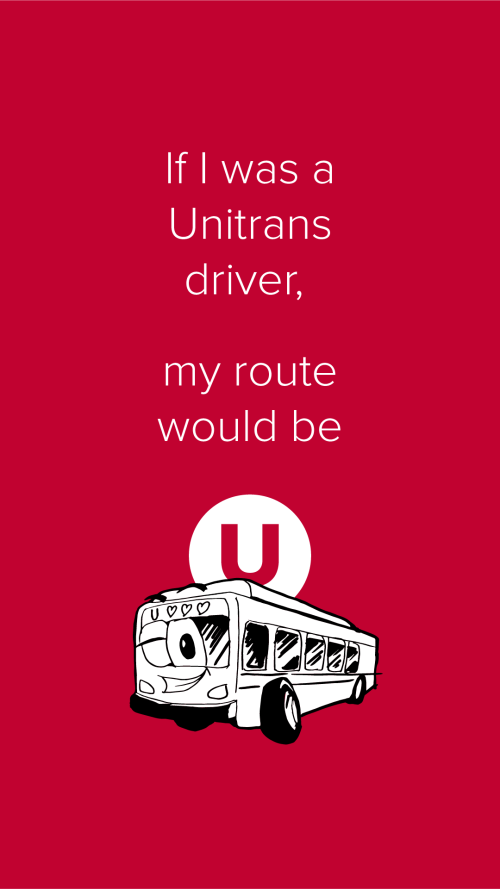 Valentine's Day Unitrans card