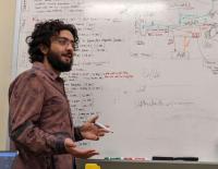 Karim at whiteboard