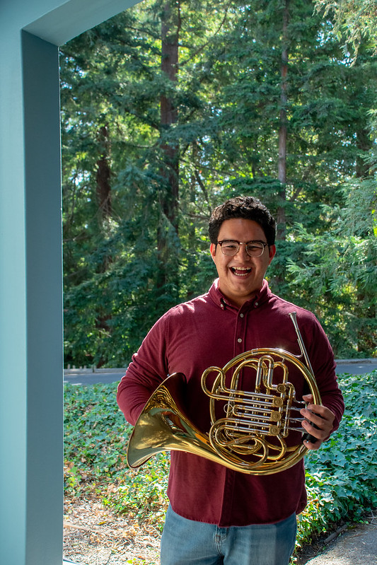 Michael with French horn
