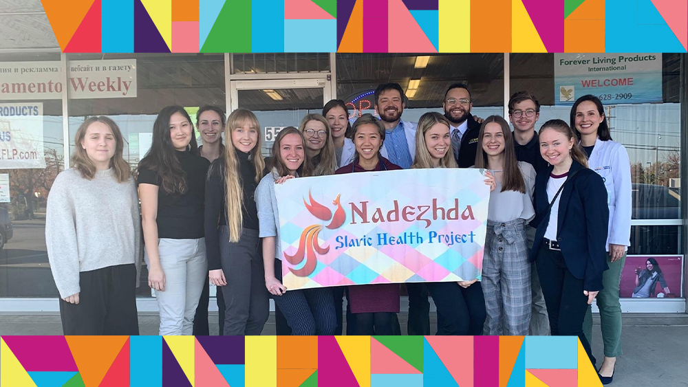 Group photo of Nadezhda Clinic