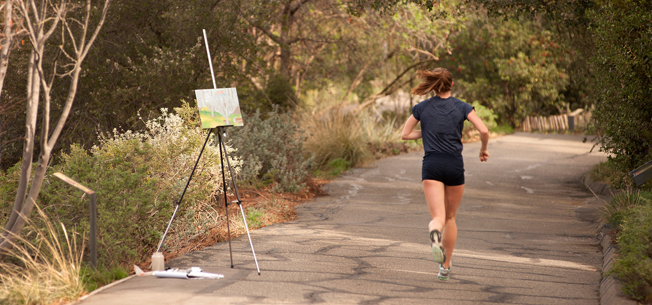 Runner in Arboretum