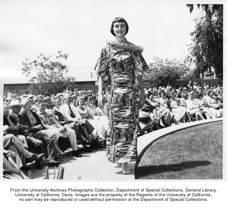 Fashion show at Picnic Day, undated